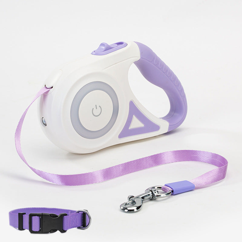 GlowWalk Retractable Leash Set