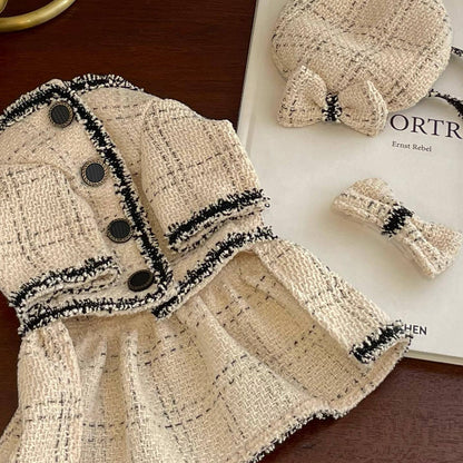 Classy Beige Cat and Dog Outfit