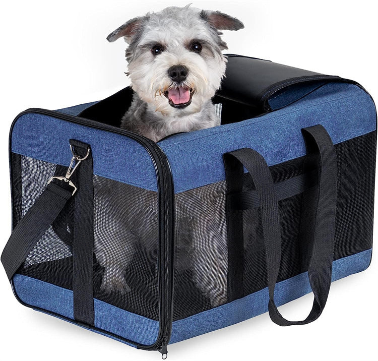 BreezeNest Portable Breathable Pet Carrier