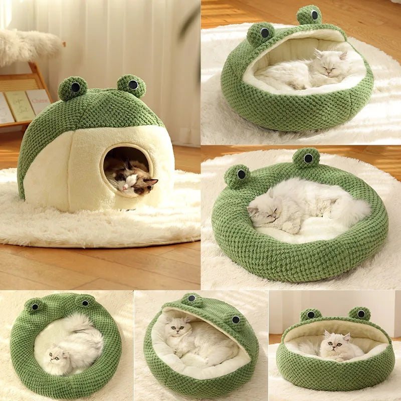 Frog Series Plush Pet Nest