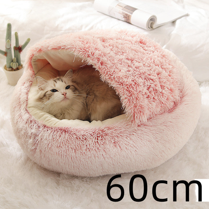 2 In 1 Dog And Cat Plush Bed