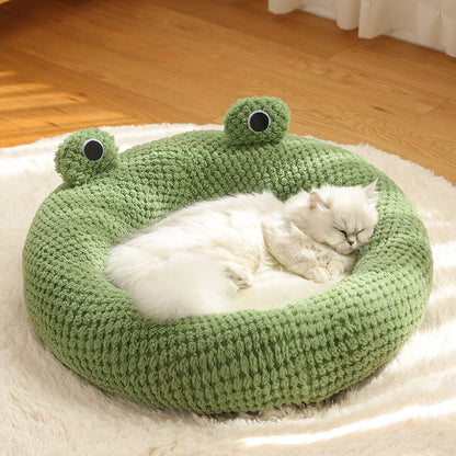 Frog Series Plush Pet Nest