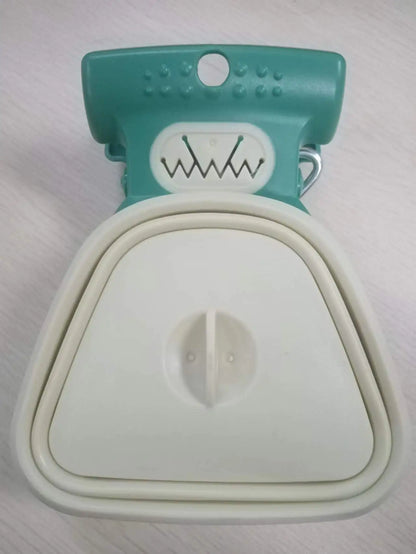 Foldable Travel Dog Poop Bag Dispenser with Spoon