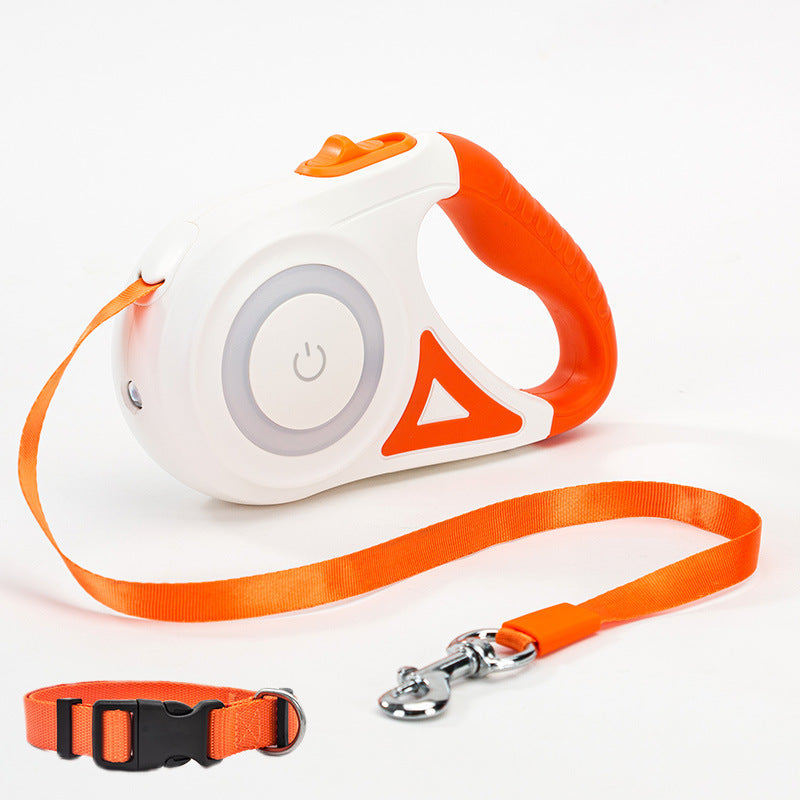 GlowWalk Retractable Leash Set