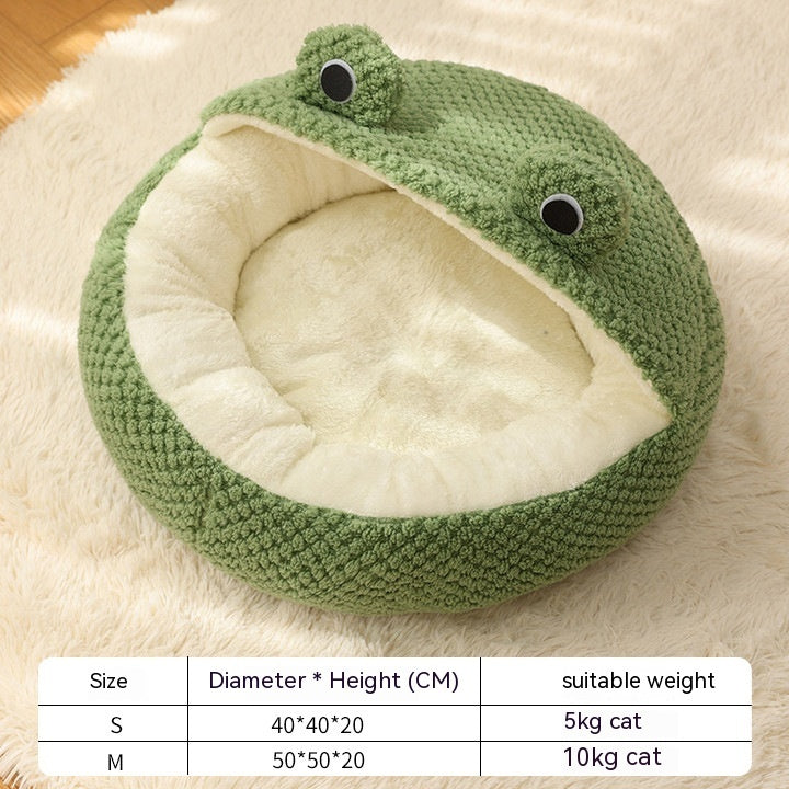 Frog Series Plush Pet Nest