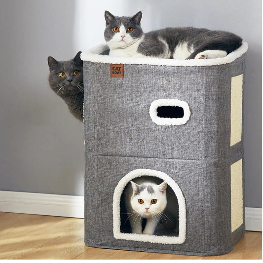 Tri-Level Cat Tower