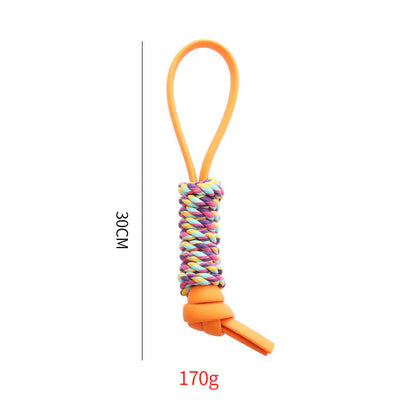 Resistant TPR Dog Chewing Toy for Teeth Cleaning